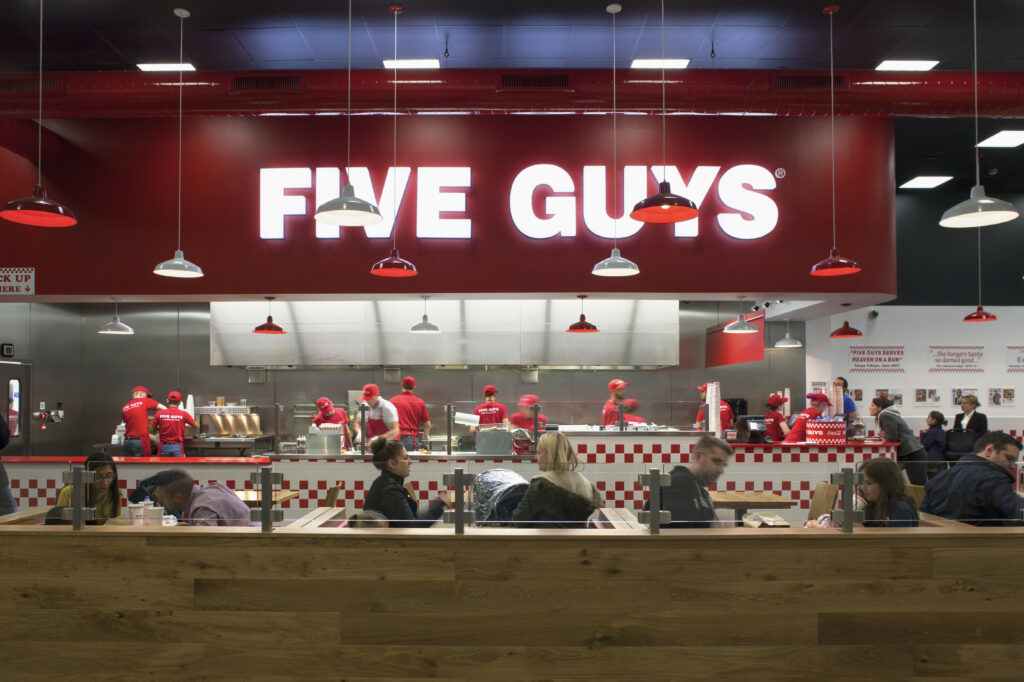 Restaurant Gutschein FIVE GUYS